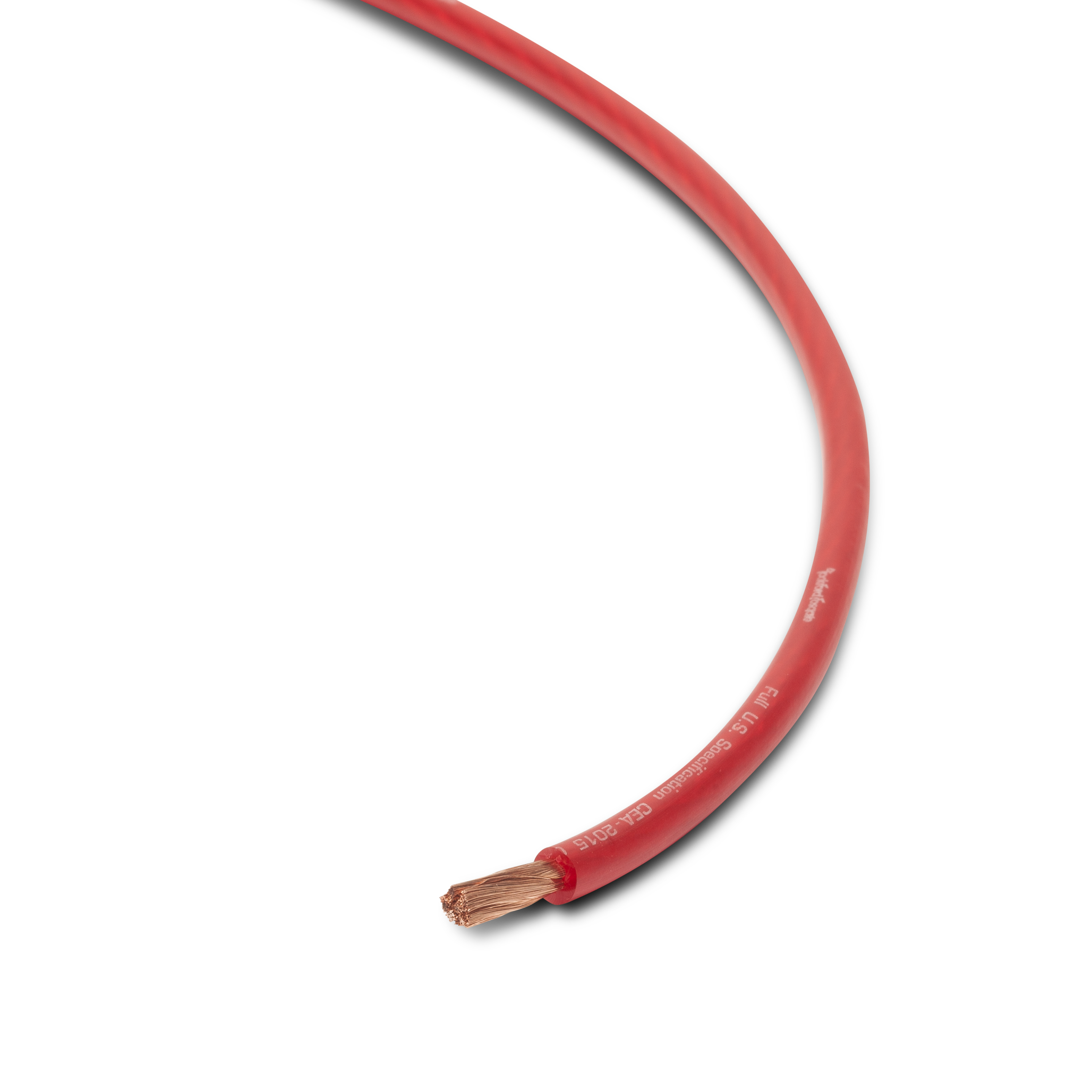 RFW8R - Rockford Fosgate - 8 AWG Frosted Red Wire Per Meter - Image 2