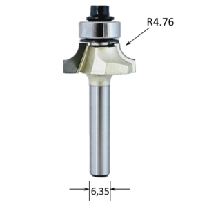 4.8mm Radius Rounding Over Router Bit