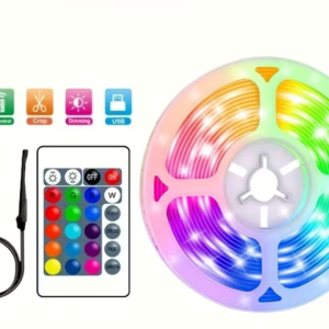 LED Strip light – 1m with control RGB -3V