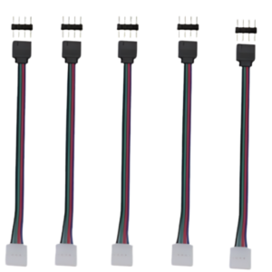 LEDLIGHTBAR10 – LED RGB Light Bar Connector- Male & Female