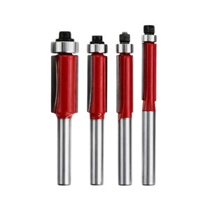 T-ROUTERCUTTERS – 4pc Flush trim router bit  cutter set