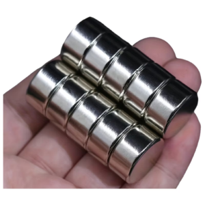 XIONG Heavy duty magnets – cylinder – 12 Pieces